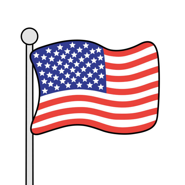 United States Of America Flag Stock Illustration - Download Image