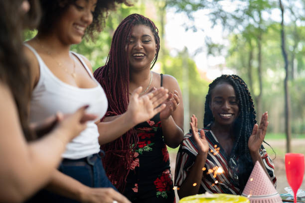 istock Celebrating a birthday party at the park 1053252304