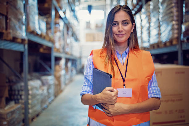 istock Portrait of warehouse manager 1053256054