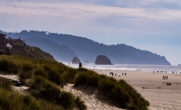 istock Farview of the cannon beach. 1053257948