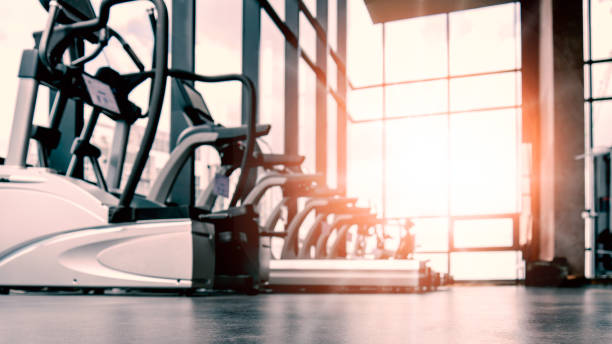 istock Fitness room in the morning 1053276270