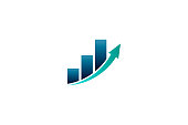 Business Finance Bar Profit Vector illustration