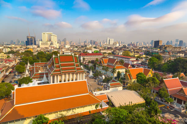 istock Wat Saket temple in Bangkok 1053291052