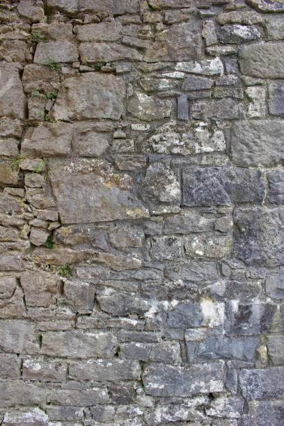 Grungy old medieval stone wall background