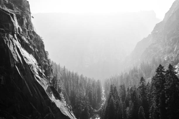 istock Views from the top of  Vernal falls 1053292532