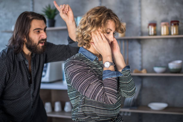 istock Husband angry at his wife 1053295884
