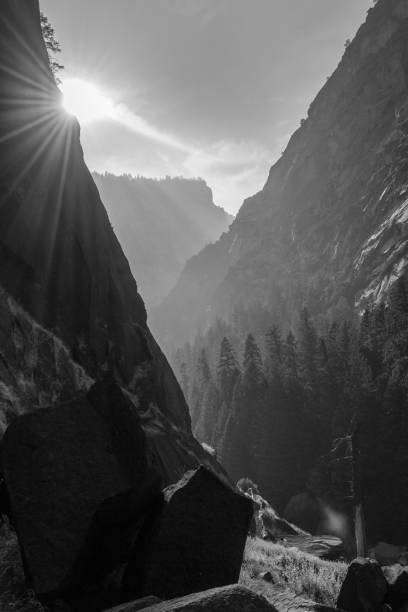 istock Hiking in the Mist trail 1053312482