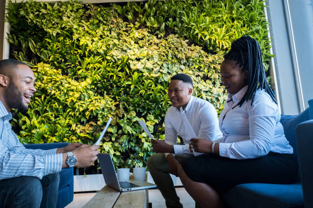 istock Relaxed Business Meeting on the sofa 1053313952