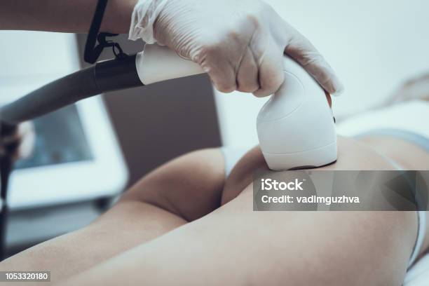 Young Woman In Spa Salon For Laser Hair Removal Stock Photo - Download  Image Now - Fashion, Beautiful People, Beauty - iStock