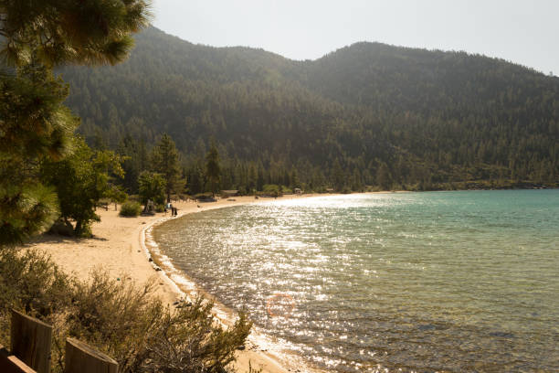Beach at Sand Harbor in Lake Tahoe