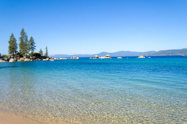 Beach at Sand Harbor in Lake Tahoe