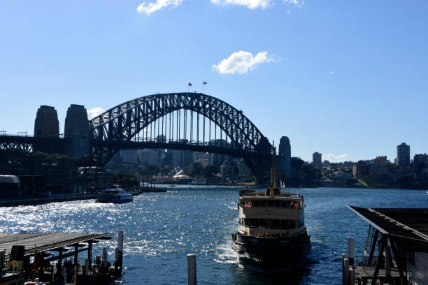 istock Sydney harbor bridge as seen from Circular Quays 1053341160