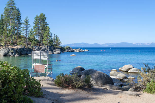 Beach at Sand Harbor in Lake Tahoe
