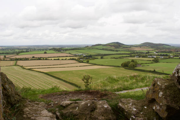 istock Modern Irish countryside with castle ruins in the foreground 1053341738