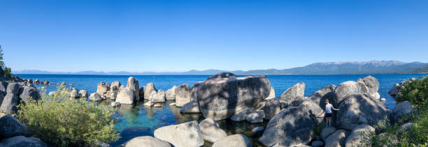 Crystalline water at Sand Harbor in Lake Tahoe