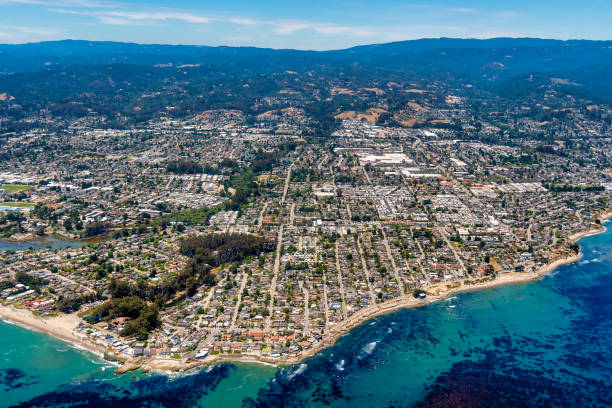 istock Santa Cruz California Aerial View 1053364132