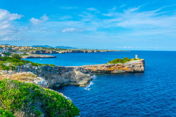 istock Cala Manacor lighthouse, Mallorca, Spain 1053369668