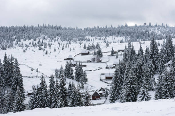 istock Winter countryside landscape 1053373730