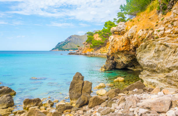 farrutx cap em mallorca, espanha - 4369 - fotografias e filmes do acervo