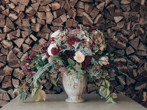 istock Wedding decoration. Vintage wedding venue. 1053398602
