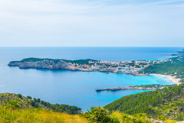 istock Aerial view of Cala Ratjada, Mallorca, Spain 1053398690