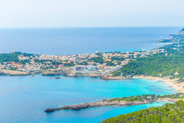 istock Aerial view of Cala Ratjada, Mallorca, Spain 1053399410
