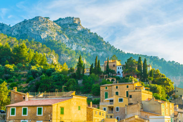 istock Aerial view of Estellencs, Mallorca, Spain 1053409166