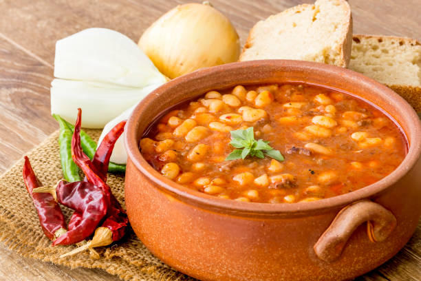 istock Traditional delicious Turkish foods; dried bean (kuru fasulye) 1053417704