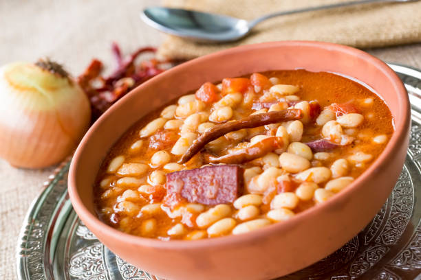 istock Traditional delicious Turkish foods; dried bean (kuru fasulye) 1053418762