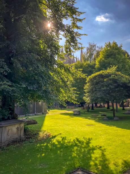 istock Sunny cemetery in South England, UK 1053420432