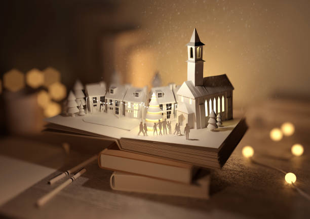 Pop Up Christmas Book Scenic