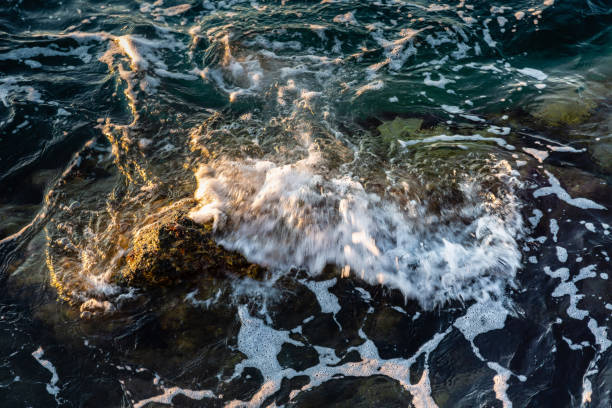 istock Small waves on the sea , Iraklio, Crete 1053420836