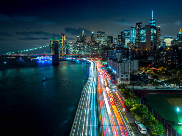 istock New York Downtown skyline - Aerial View 1053426744