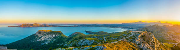 istock Sunset view of Port de Pollenca and Pollenca bay, Mallorca, Spain 1053433098