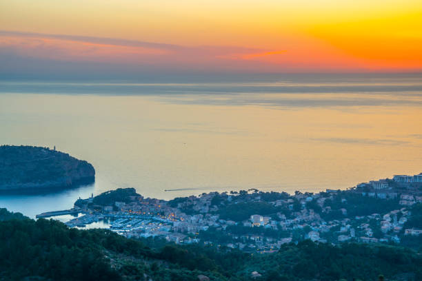 istock Sunset view of Port de Soller, Mallorca, Spain 1053433388