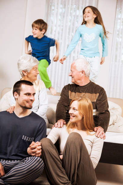 istock Family togethre before sleep time 1053433914