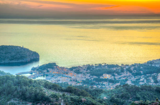 istock Sunset view of Port de Soller, Mallorca, Spain 1053436862