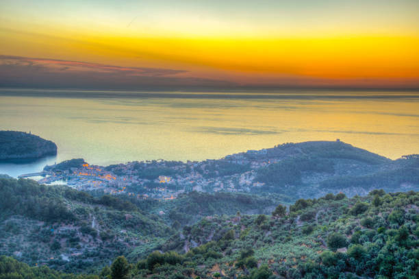 istock Sunset view of Port de Soller, Mallorca, Spain 1053440696