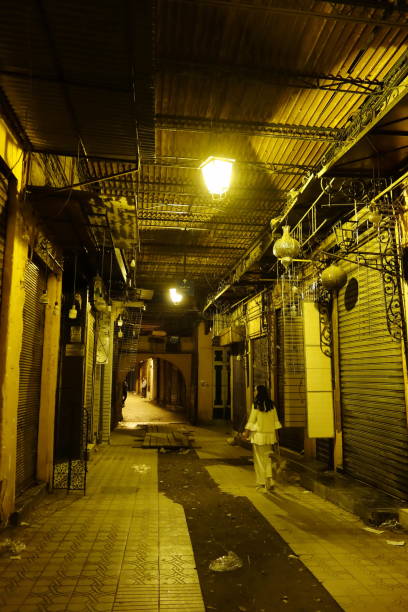 istock Souks in Marrakech after closing time 1053448982