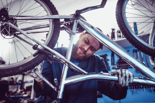istock Fixing A Bike Seat 1053460770