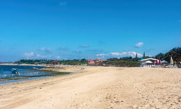 istock Panoramic view of Tanjung Benoa beach in Bali, Indonesia 1053465064