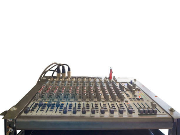 istock Sound amplifier or Music mixer with Knobs. 1053466460