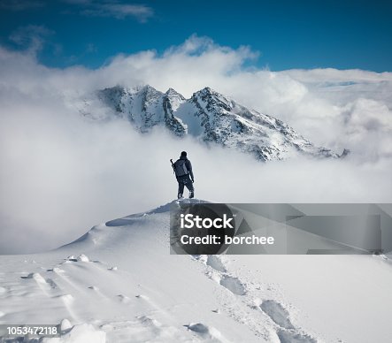 istock Hiking In The Mountains 1053472118