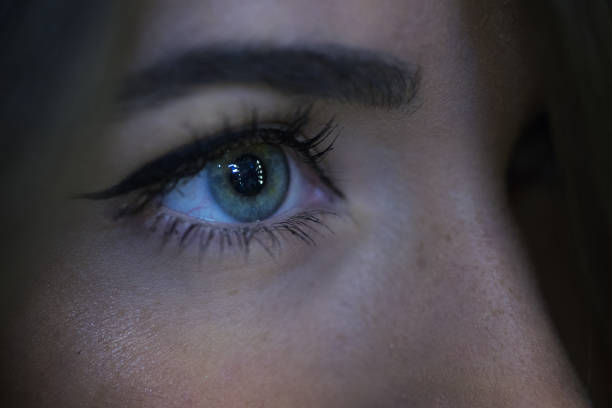 istock Green female eye 1053478248