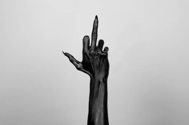istock Black hand of death 1053486010
