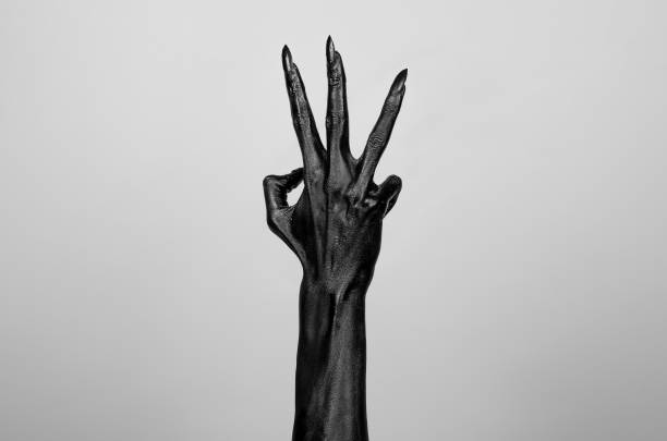 istock Black hand of death 1053486150