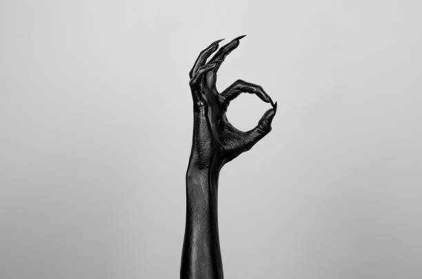 istock Black hand of death 1053486474