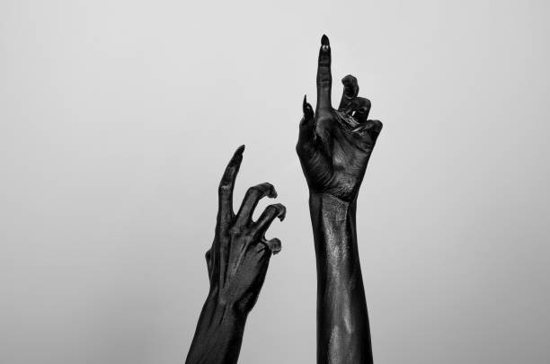 istock Black hand of death 1053487110