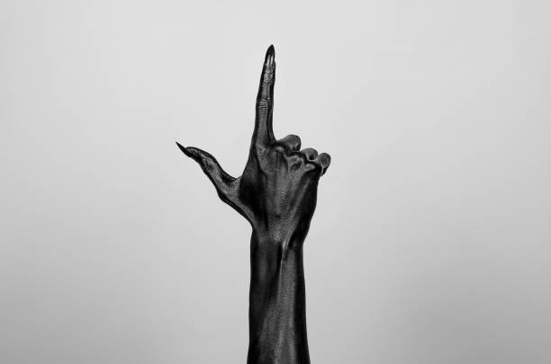 istock Black hand of death 1053488588