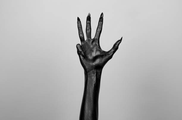 istock Black hand of death 1053489032